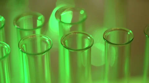 Chemical test tubes Stock Footage 33630300