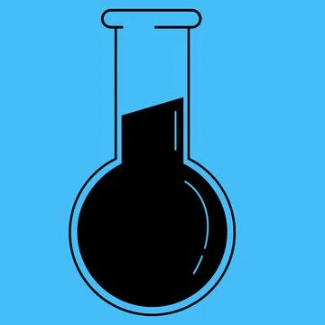 Chemical vector icon Stock Illustration