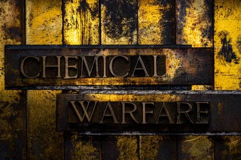 Chemical Warfare Stock Illustration