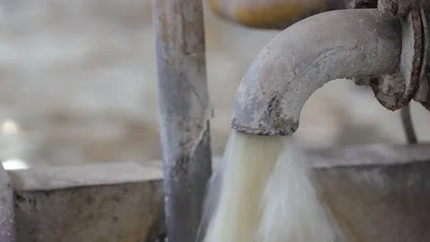 The chemical water adding by machine Stock Footage 276206102