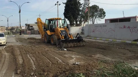 Chemical weapon attack clean up Stock Footage 61200737