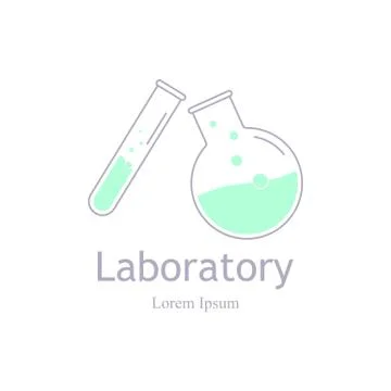 Chemicals and science logo Stock Illustration