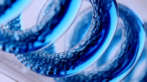 Chemicals processing through a condenser Stock-Footage 22983371