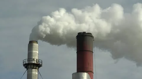 Cheminées d'usine 스톡 동영상 21934833