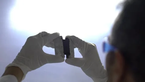 Chemist Checks the Product Stock Footage 140358543