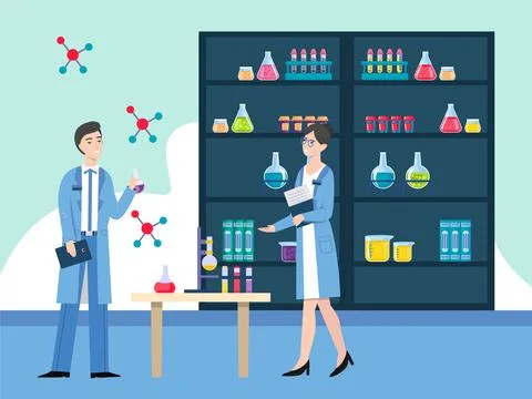 Chemist Concept Illustration Stock Illustration