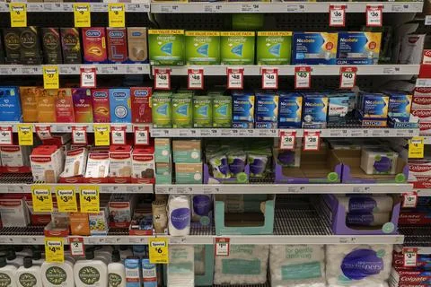 Chemist Items For Sale Stock Photos