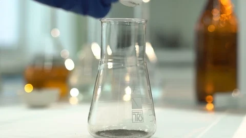 Chemist makes experiments with soil Stock Footage 115101609