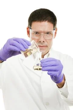 Chemist Measuring Stock Photos