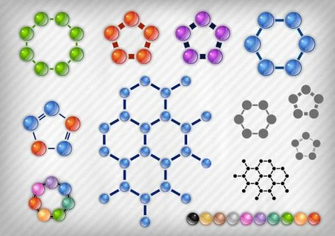 Chemist set Illustrazione stock