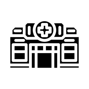 Chemist shop glyph icon vector illustration Stock Illustration