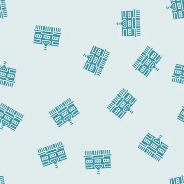 Chemist shop glyph seamless pattern Stock Illustration