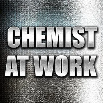 Chemist at work Stock Illustration