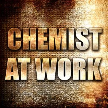 Chemist at work Stock Illustration