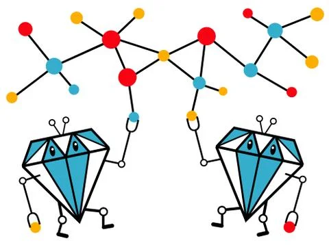Chemistry and physics 스톡 일러스트