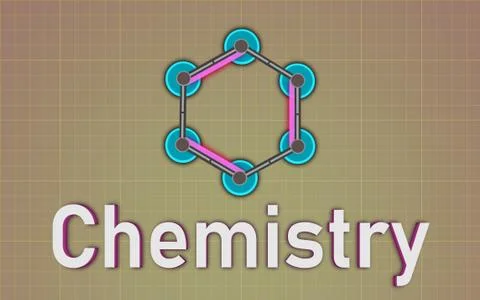 Chemistry banner poster Stock Illustration