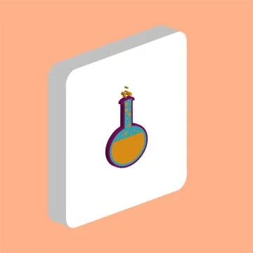 Chemistry computer symbol Stockillustratie