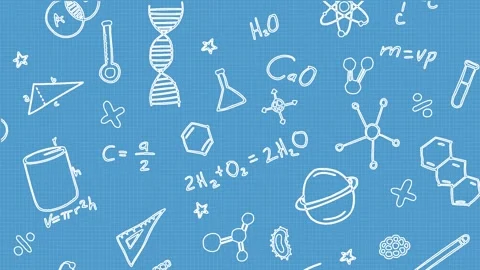Chemistry equations Background seamless pattern animation Stock Footage 240737614