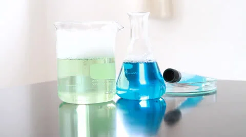 Chemistry experiment Stock Footage 22564803