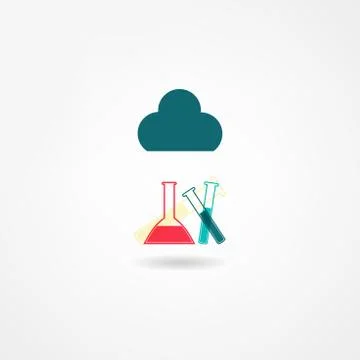 Chemistry icon Illustrazione stock