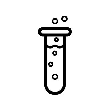 Chemistry icon template Stock Illustration