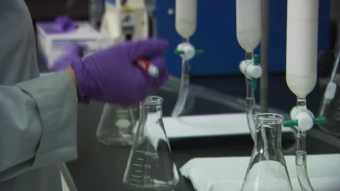 Chemistry Lab Stock Footage 123917226