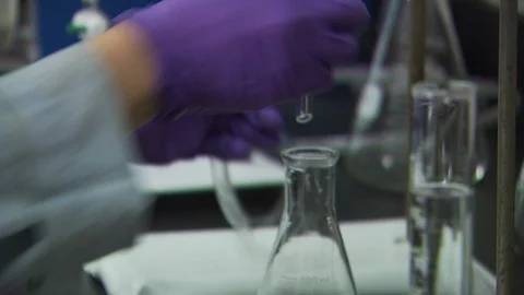 Chemistry Lab Stock Footage 123918209