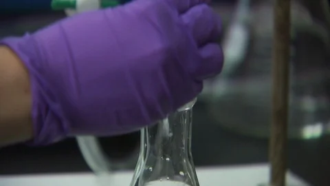 Chemistry Lab Stock Footage 123919610