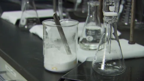 Chemistry Lab Stock Footage 123922432