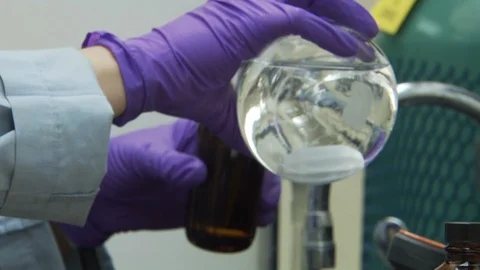 Chemistry Lab Stock Footage 123928463