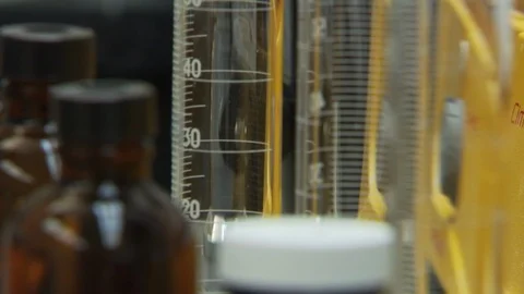 Chemistry Lab Stock Footage 123928831