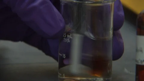 Chemistry Lab Stock Footage 123928904