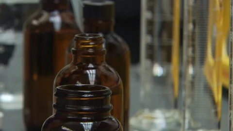 Chemistry Lab Stock Footage 123928986