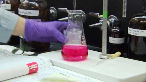Chemistry Lab Stock Footage 123929323