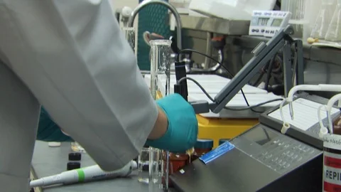 Chemistry Lab Stock Footage 123929588
