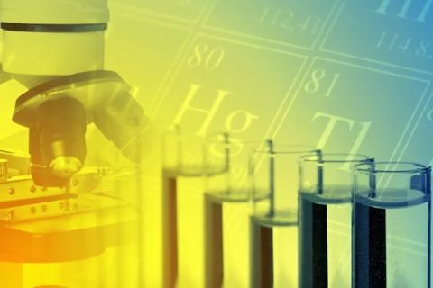 Chemistry lab Foto stock