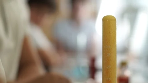 Chemistry lab in the school. Video stock 89498371