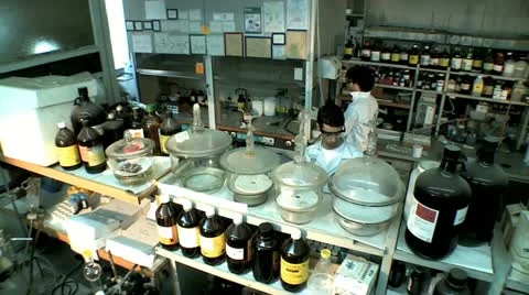 Chemistry Lab - Scientists Stock Footage 10897850