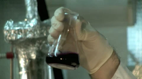 Chemistry Lab - Shaking Solution Stock Footage 10897874