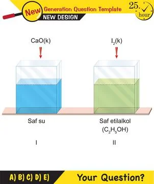 Chemistry Lecture Notes - Mixtures topic Illustrazione stock