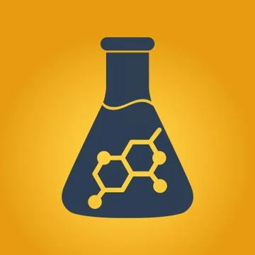 Chemistry logo vector Stock Illustration