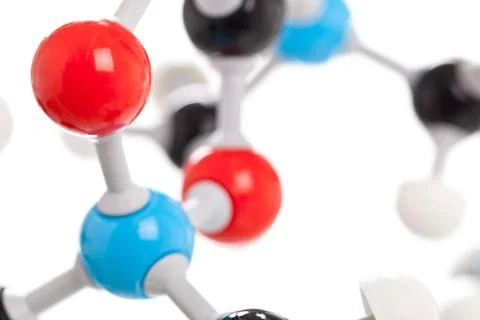 Chemistry molecule model Foto stock