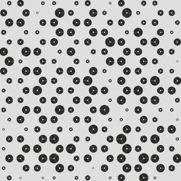 Chemistry pattern, hexagonal design molecule structure on gray, scientific or Illustrazione stock