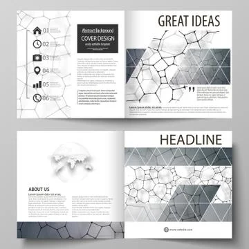 Chemistry pattern, molecular texture, polygonal molecule structure, cell. Med イラスト素材