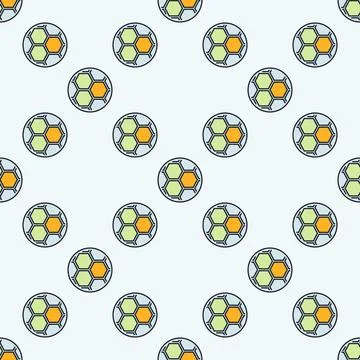 Chemistry Round vector colored seamless pattern 스톡 일러스트