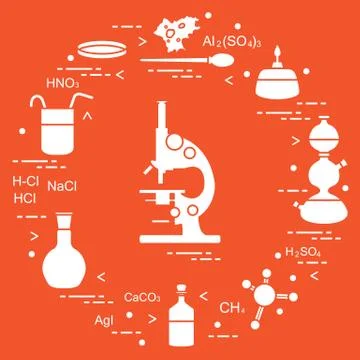 Chemistry scientific, education elements. 스톡 일러스트