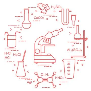 Chemistry scientific, education elements. 스톡 일러스트