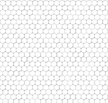 Chemistry seamless pattern, hexagonal design vector illustration Illustrazione stock