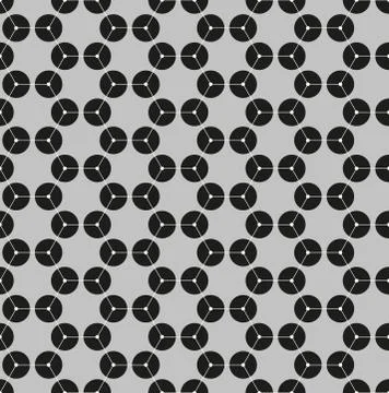 Chemistry seamless pattern, hexagonal design molecule structure on gray 스톡 일러스트