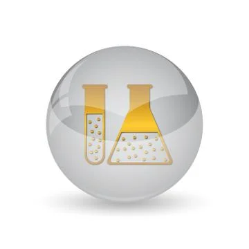 Chemistry set icon. Internet button on white background. . Stock Illustration